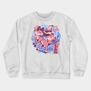 Sky Flower Fox Crewneck Sweatshirt